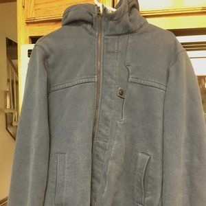 Lululemon Med Blu Sz Lg thick hoodie